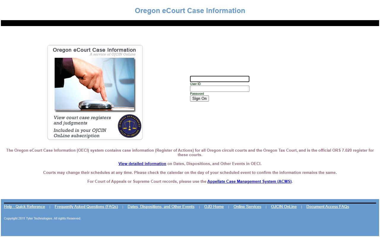 Polk County court records OECI official register login