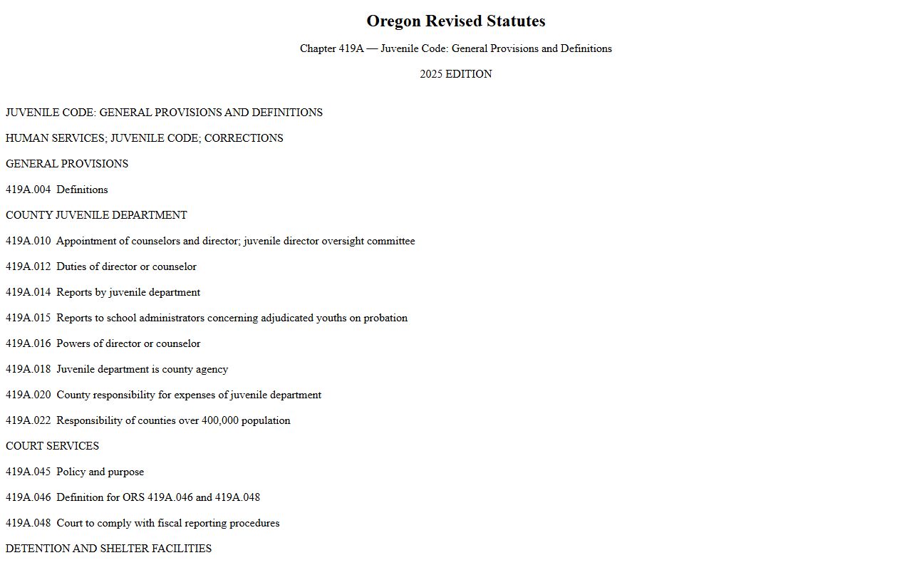 Polk County probate records Oregon juvenile confidentiality statute